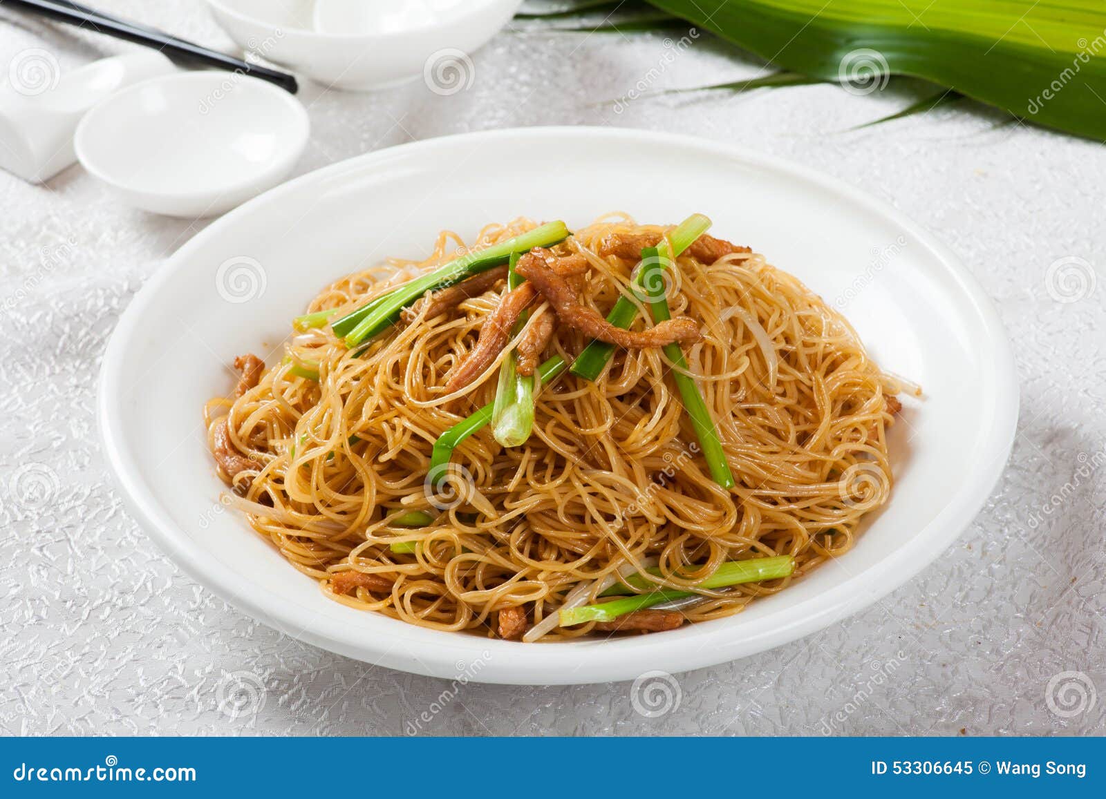 Chinese Food, Fried Rice Noodles Stock Image - Image of shrimp, chow