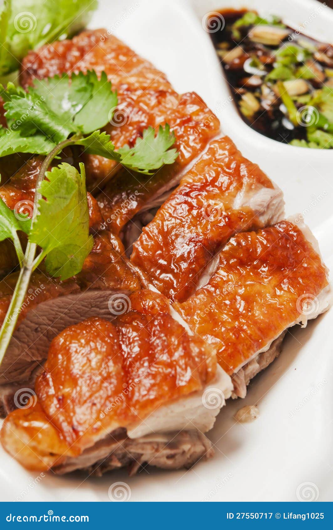 Chinese food-Roast duck stock image. Image of chicken - 27550717