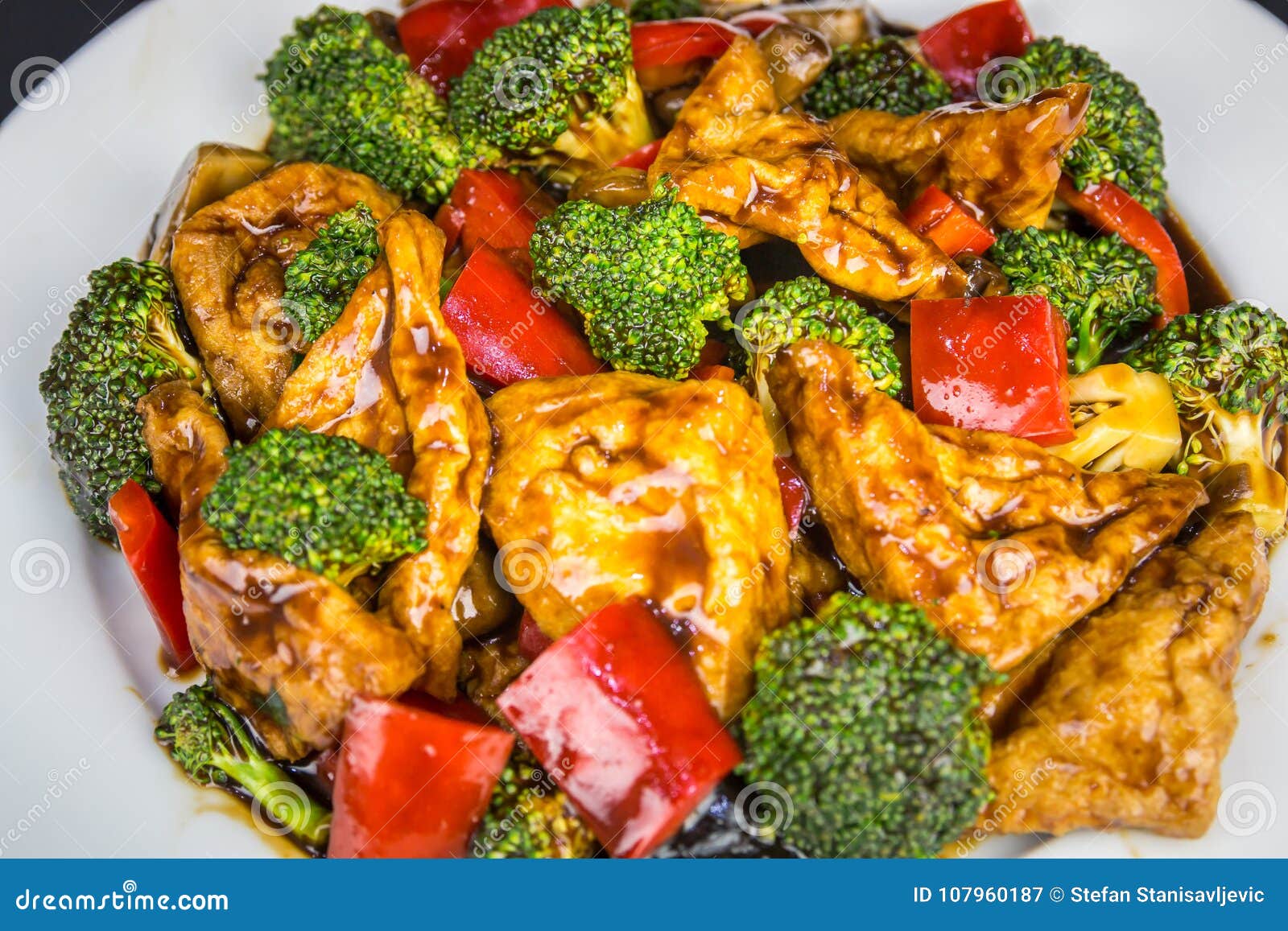 Chinese food, tofu stock image. Image of oriental, international