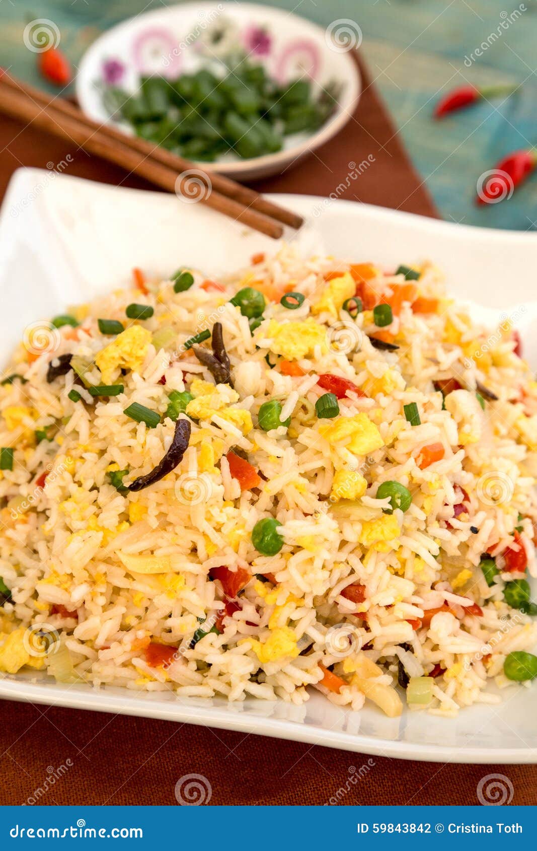 Chinese fried rice stock photo. Image of closeup, asian 59843842