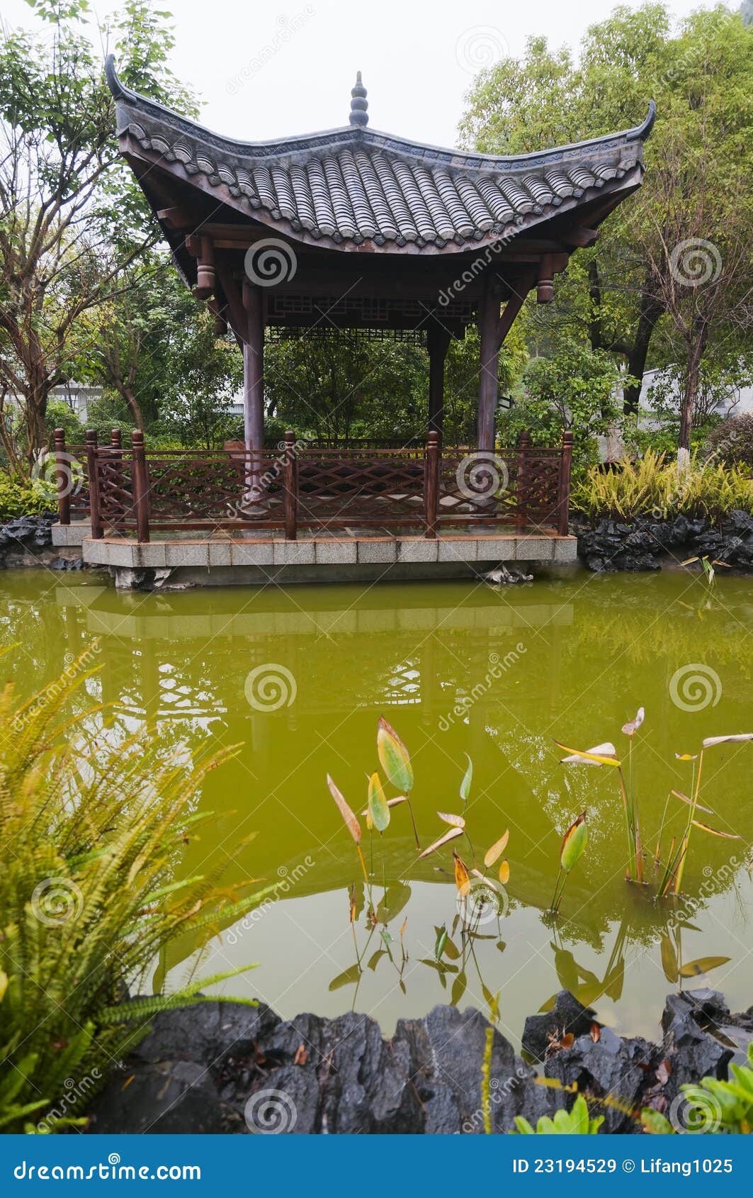 Chinese garden stock image. Image of travel, tourism 23194529