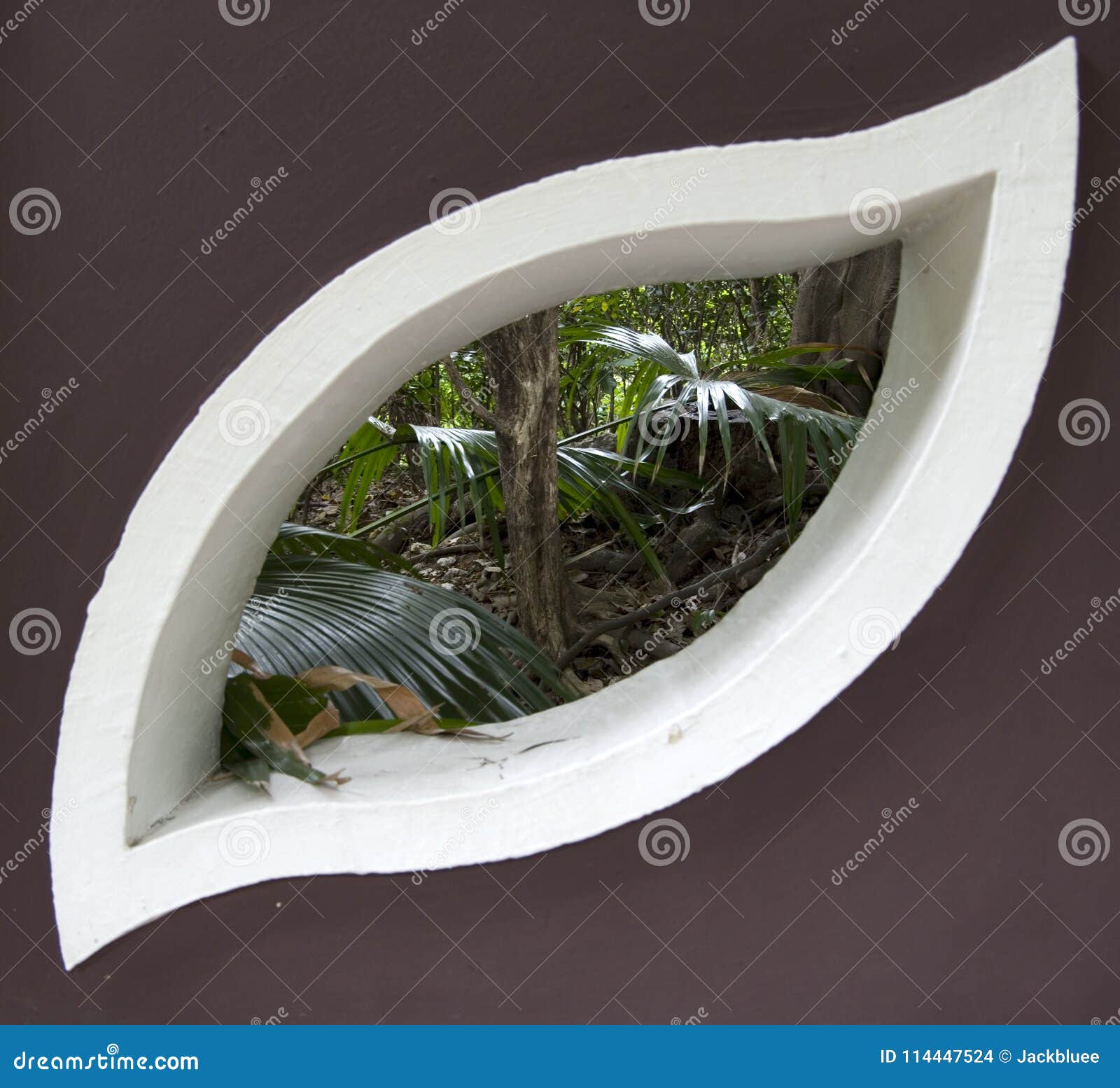 Chinese Garden Design Window View Stock Photo Image Of Bamboo