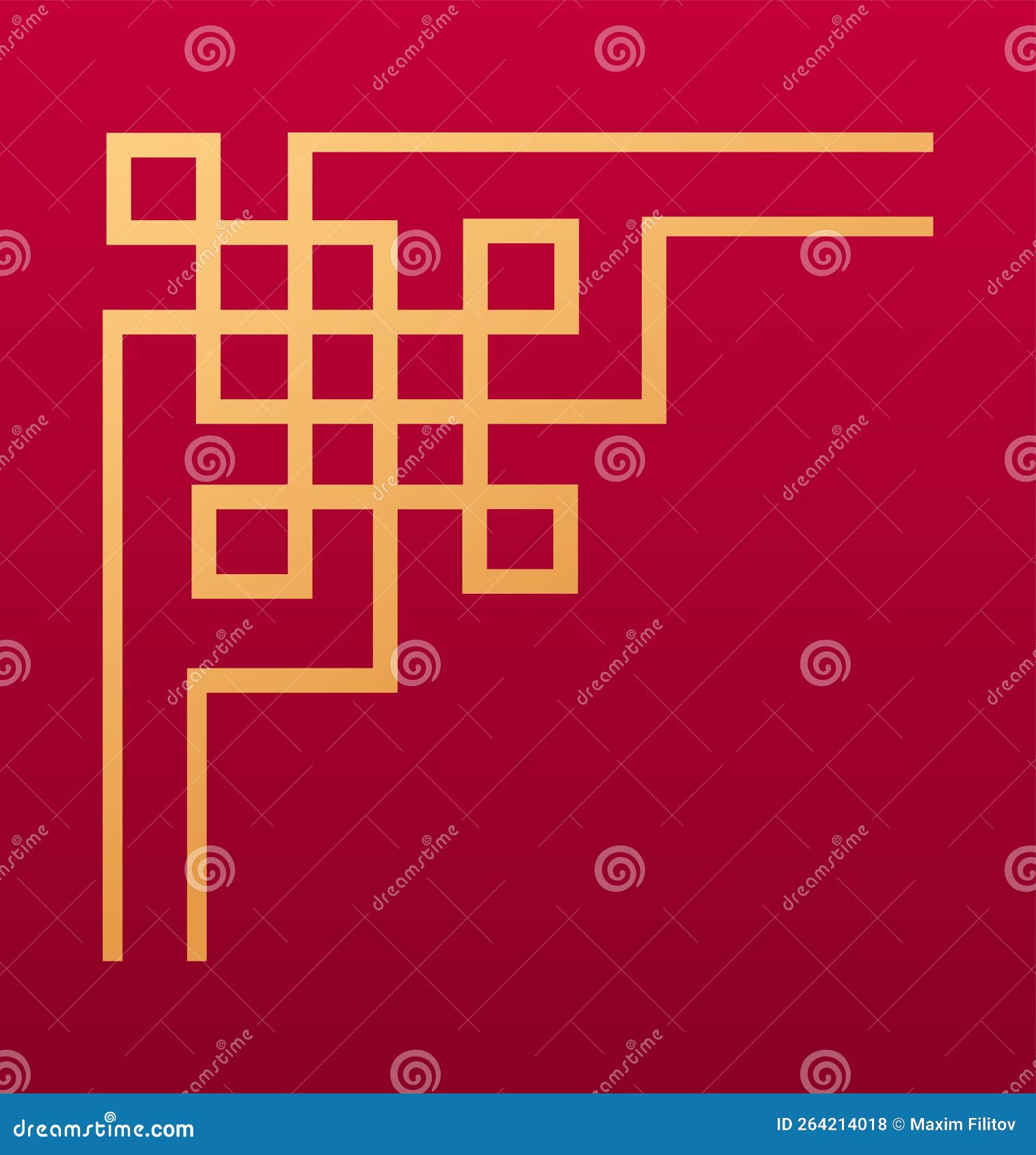 Asian Corner House RoyaltyFree Cartoon 124110500