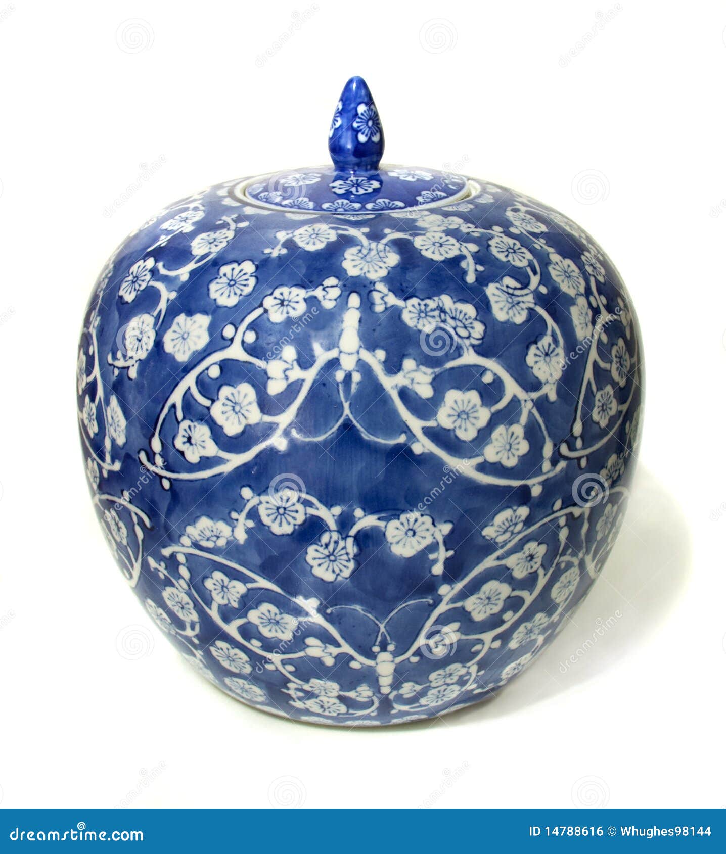 A Chinese ginger jar stock photo. Image of porcelain 14788616