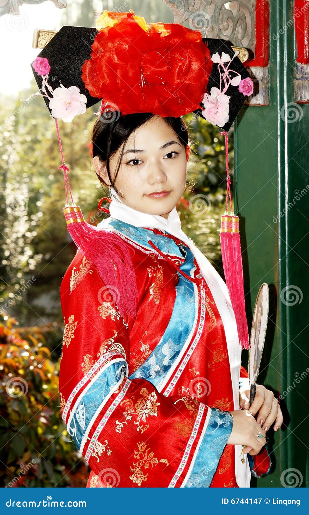 Women Chinese Qing Dynasty Costume Qingchun Chinese Movie Costume Girl Chinese Traditional