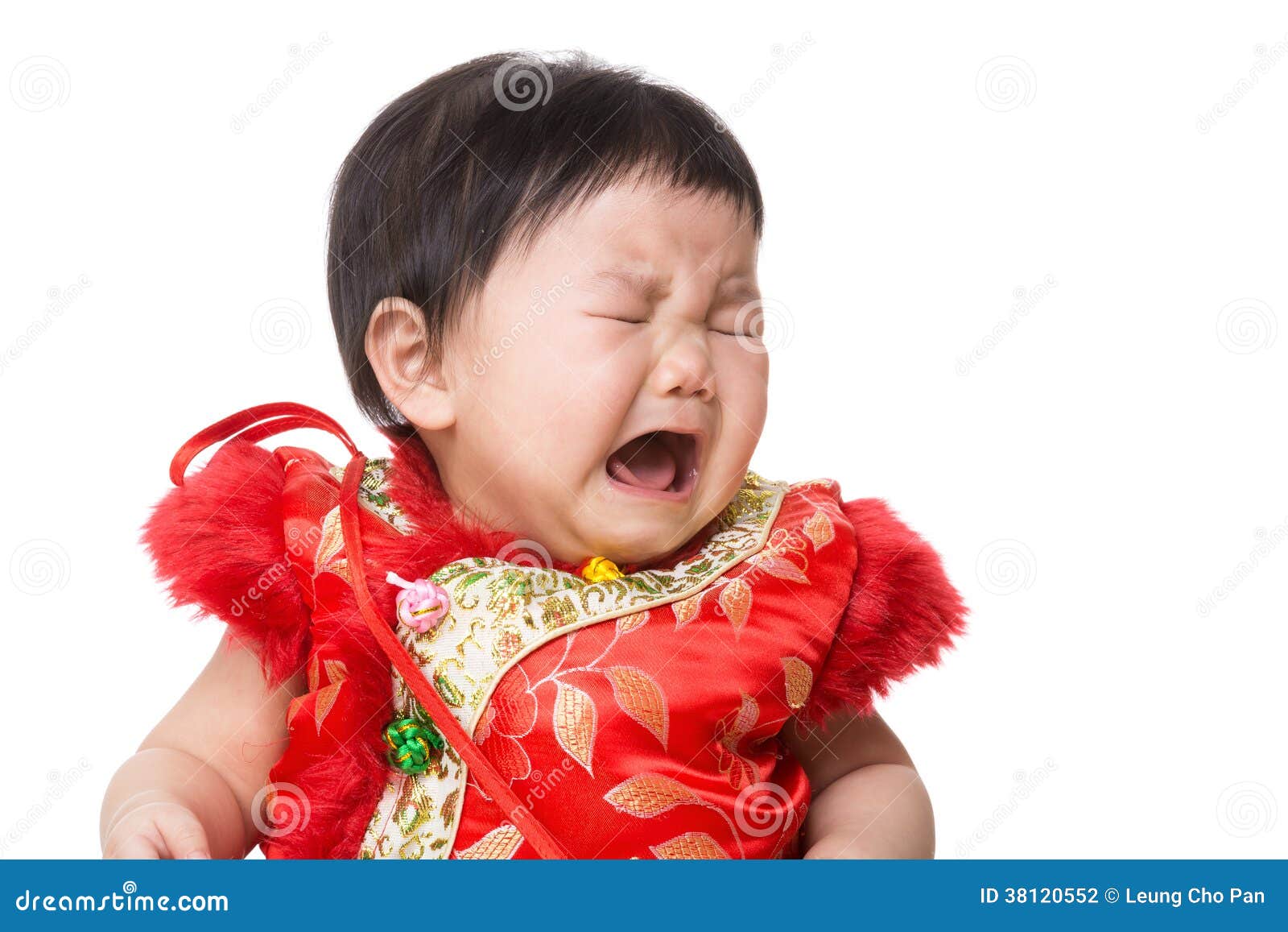 Chinese girl crying stock photo. Image of isolated, japanese 38120552