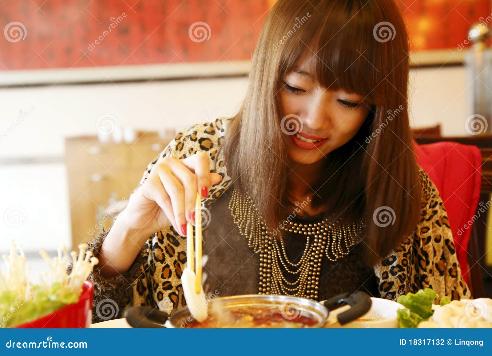 Hot Girl Eating