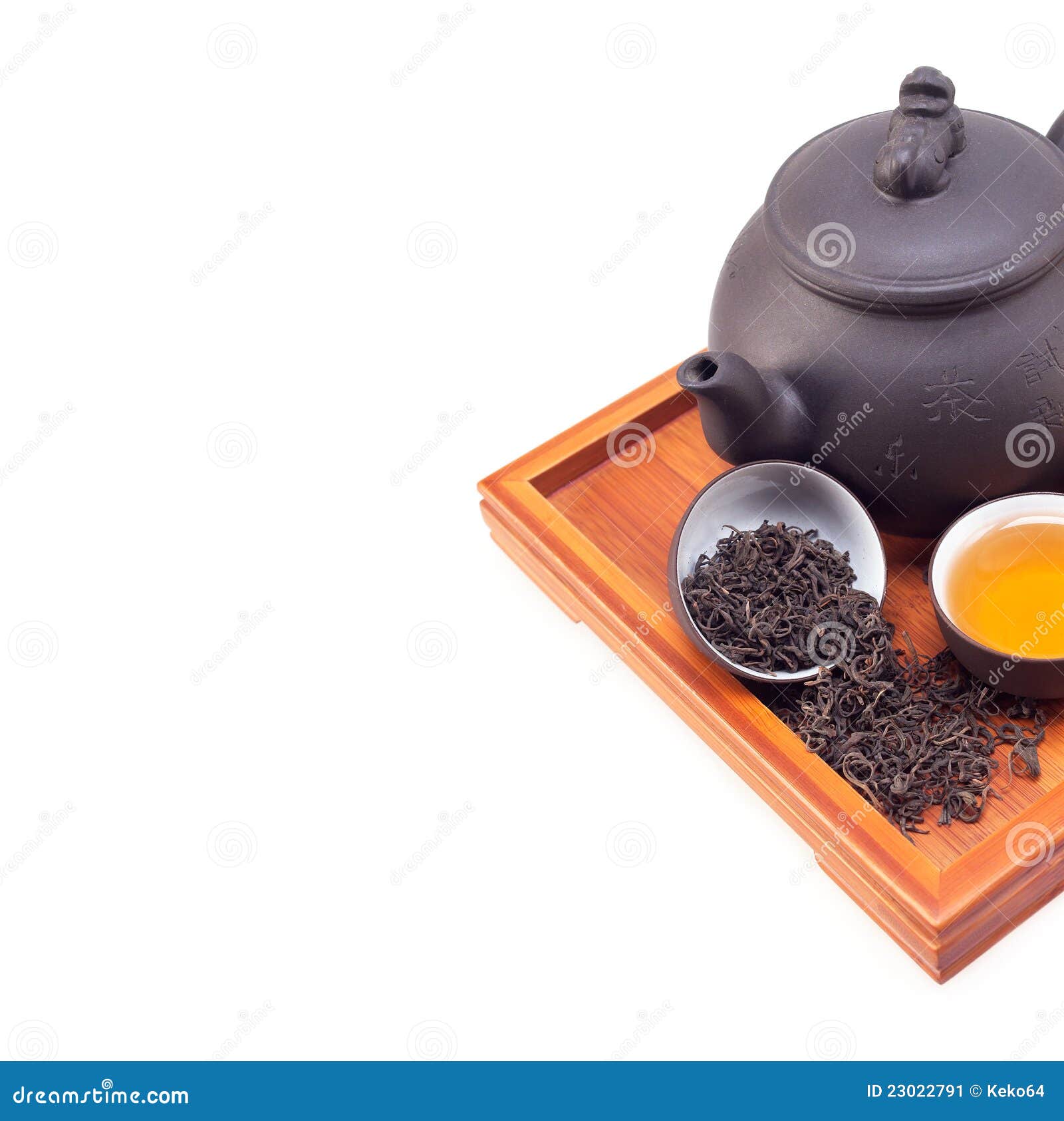 Chinese Green Tea Clay Pot and Cups Stock Image Image of aroma