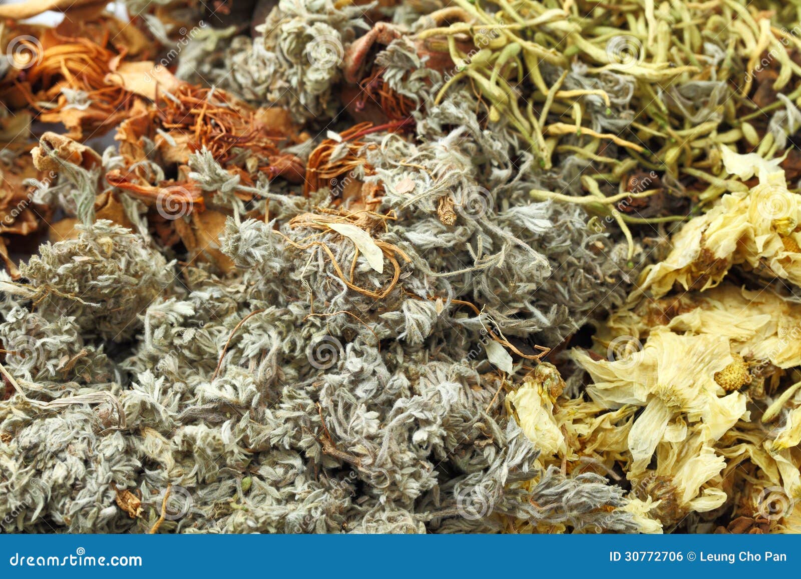 Chinese Herbal Tea Ingredients Stock Photo Image of herbal, organic 30772706