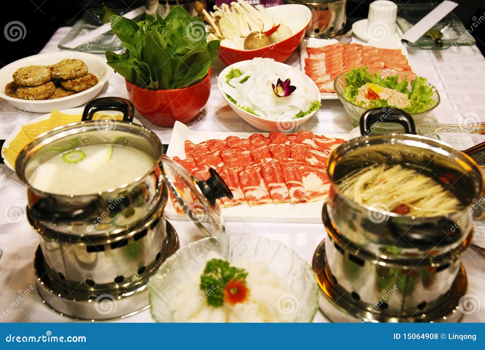 chinese hot pot feast