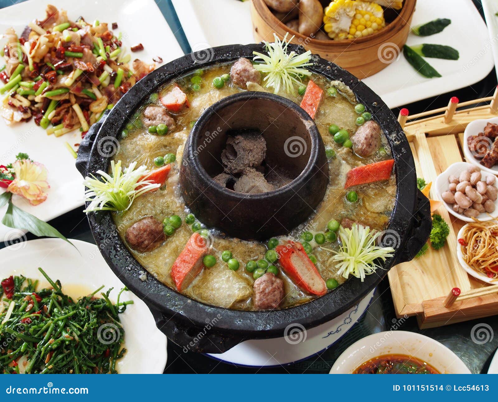 Chinese hot pot stock photo. Image of restaurant, traditional 101151514