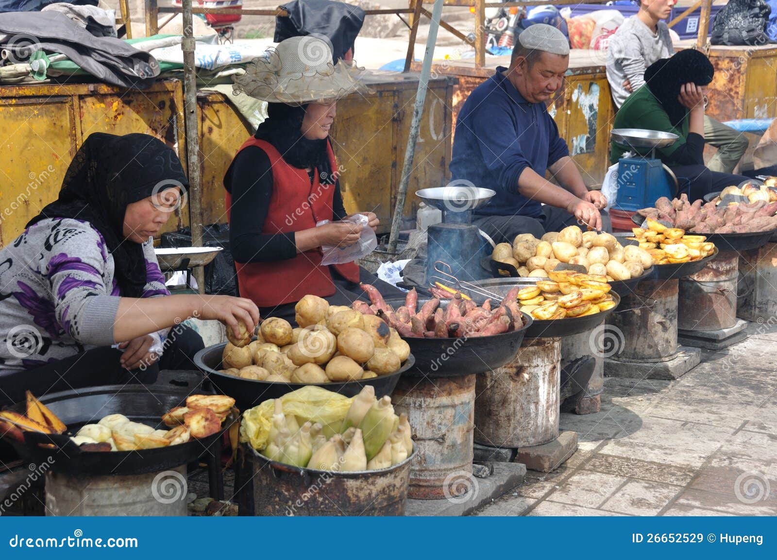 Chinese Hui Street Vendor Editorial Stock Image Image 26652529