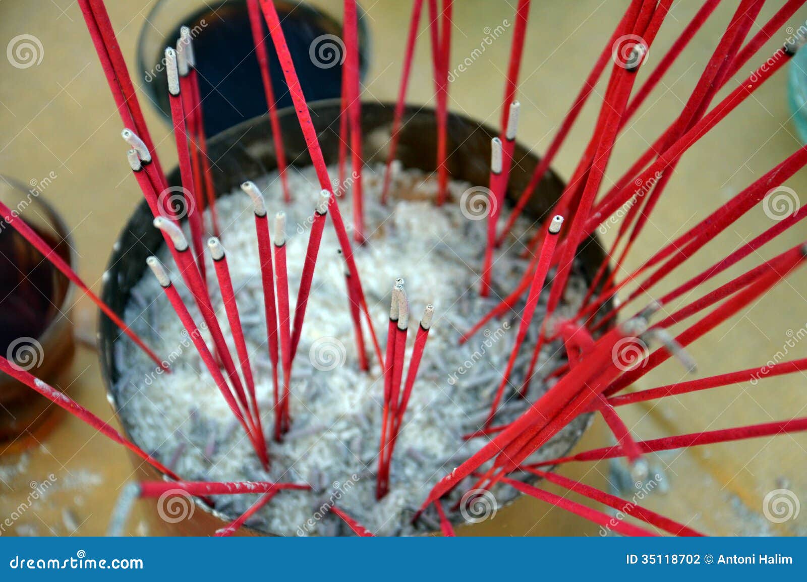 Chinese incense stock photo. Image of burn, faith, fire 35118702