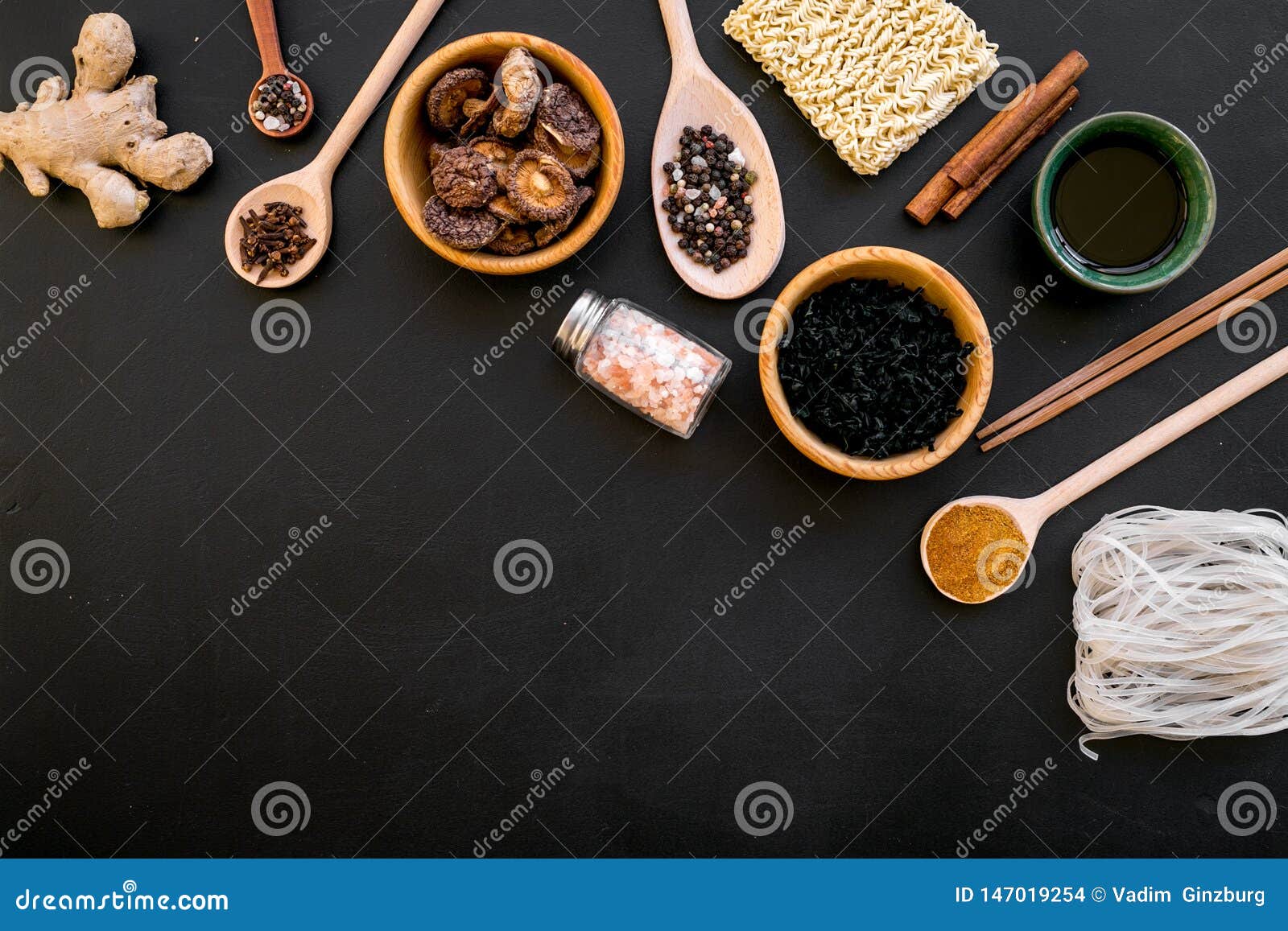 Download Chinese And Japanese Food Cooking With Ginger, Spices And ...