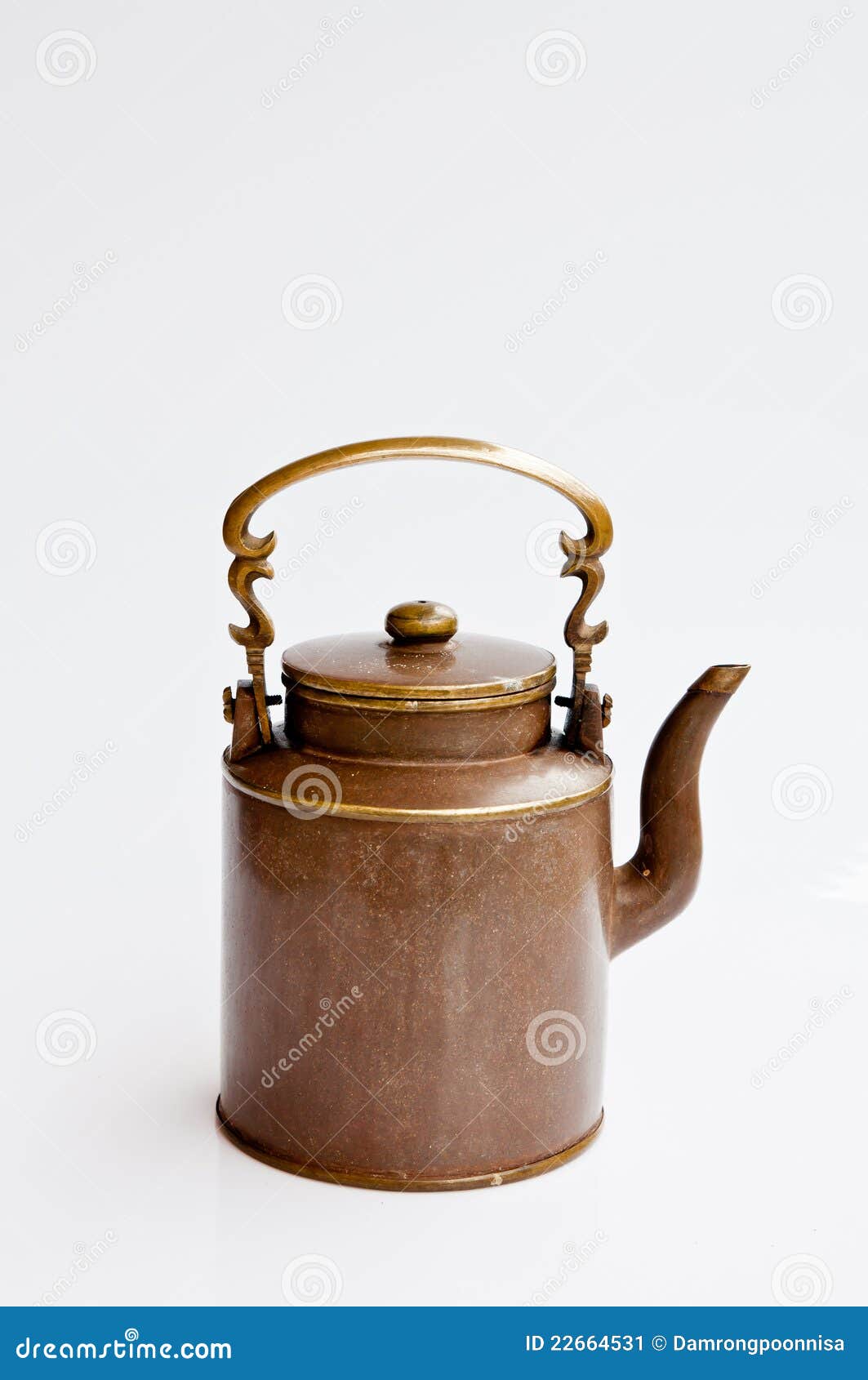 Chinese kettle stock image. Image of decorative, cutout 22664531