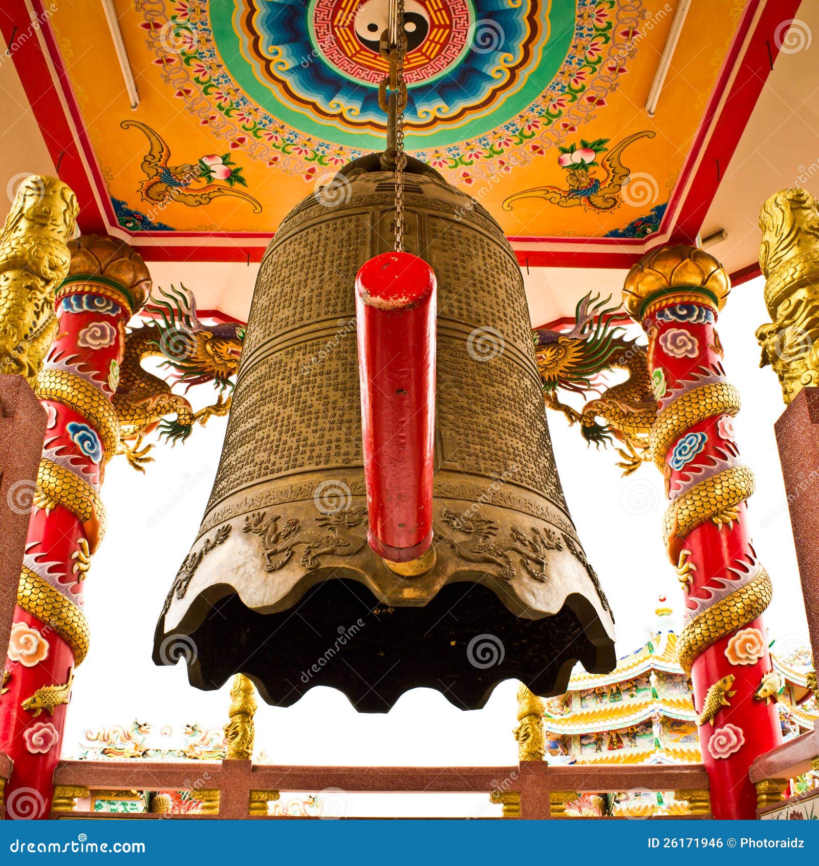 Chinese klokken stock foto. Image of godsdienst, antiquiteit 26171946