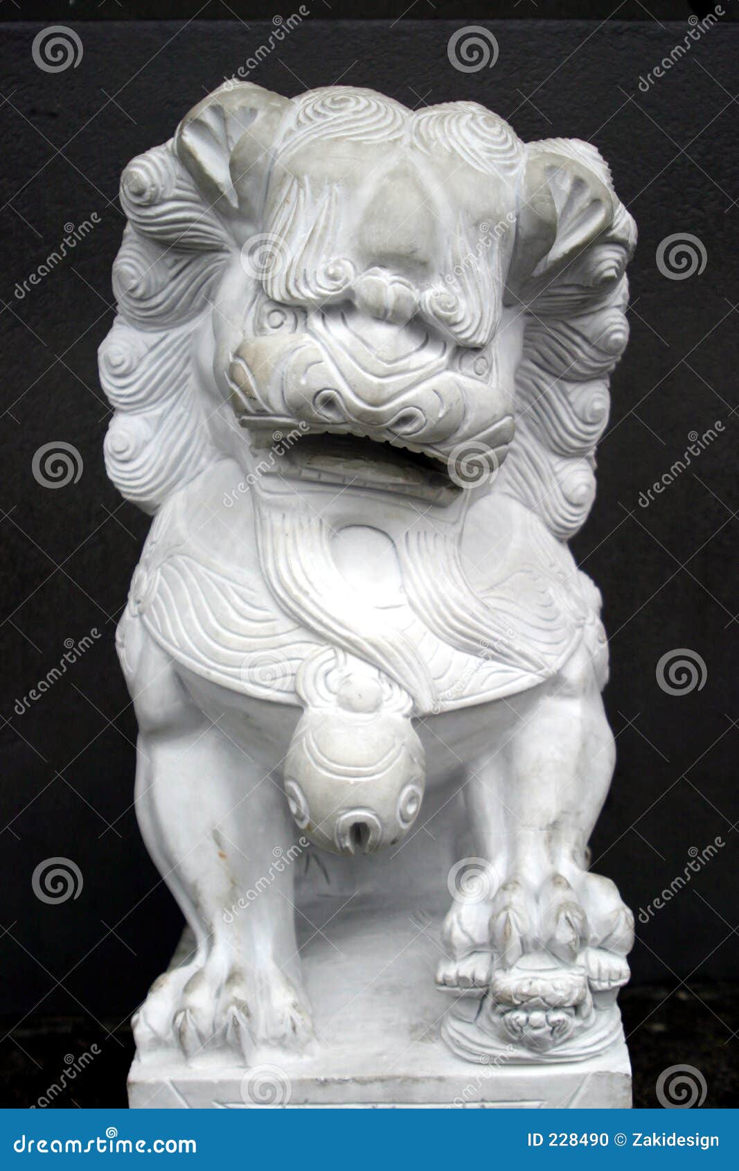 Chinese Lion Statue stock photo. Image of artist, chinese 228490