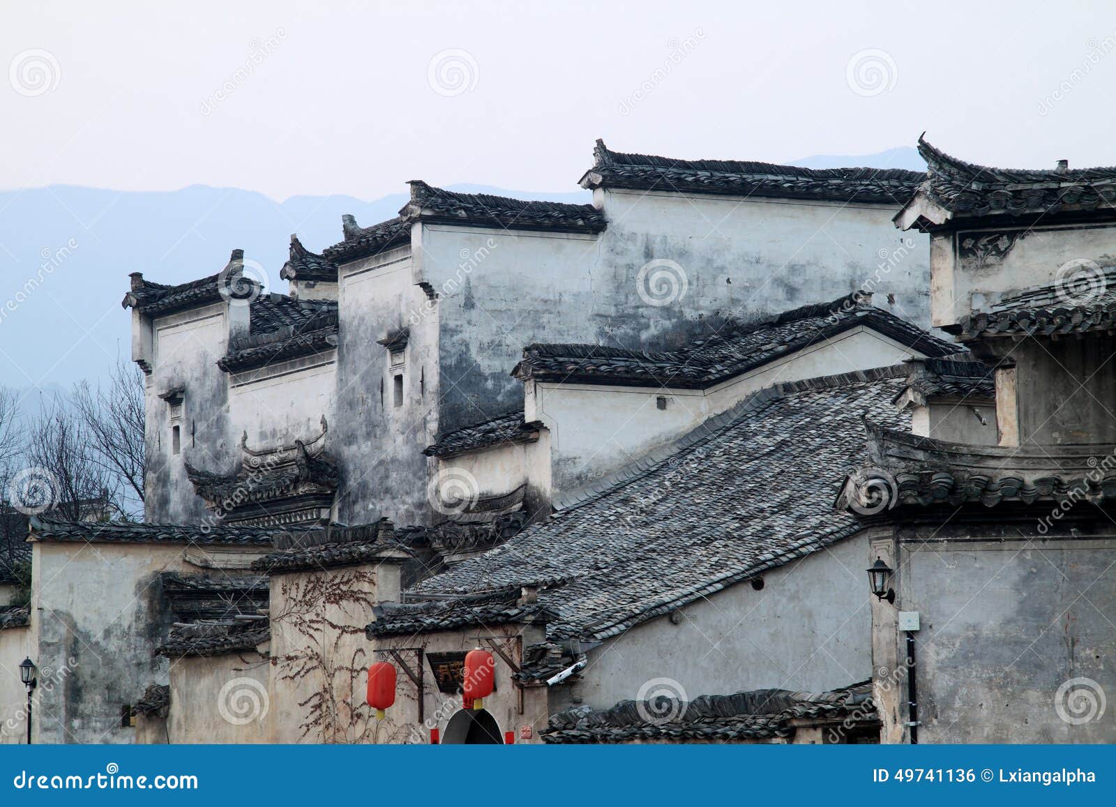 Chinese Local Style Dwelling Houses Stock Photo - Image of hometown