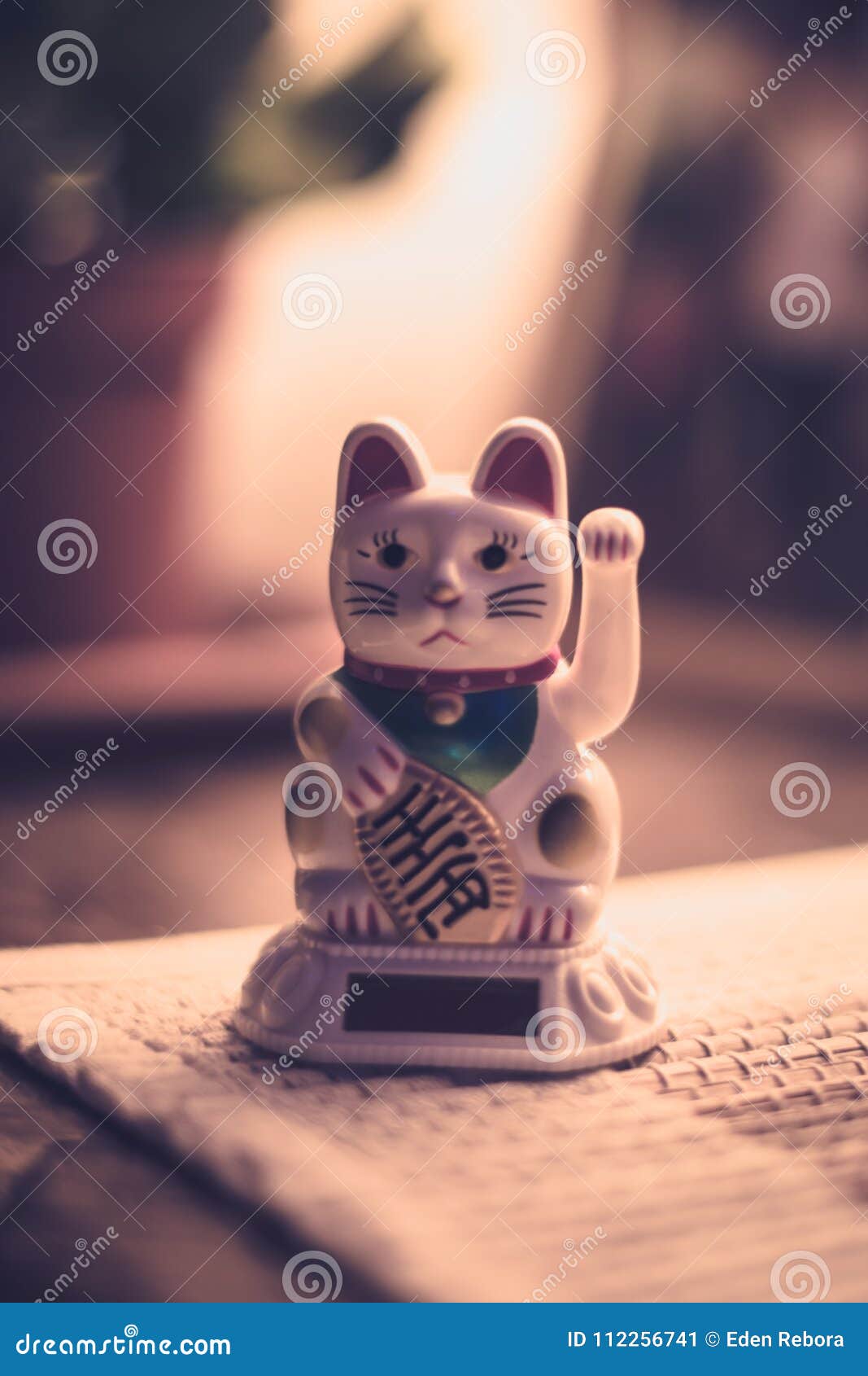 Chinese lucky cat stock image. Image of path, luck, lucky - 112256741