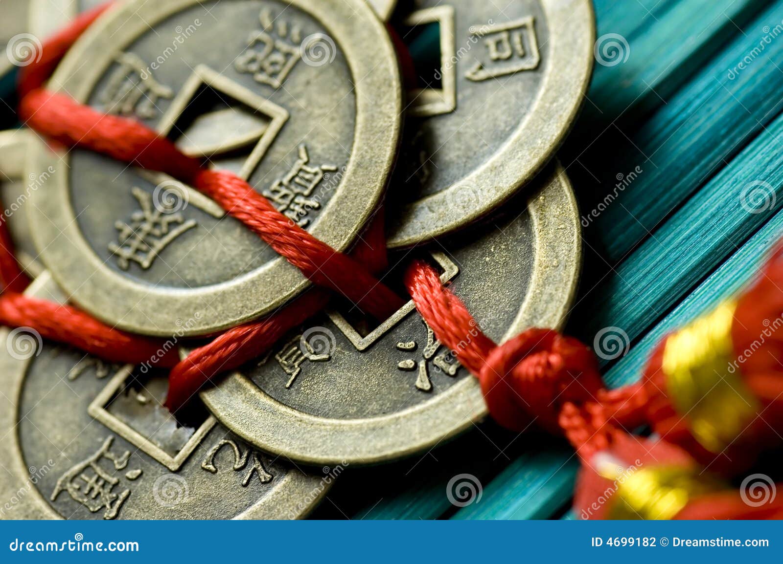 Chinese lucky coins stock photo. Image of fortune, asian 4699182