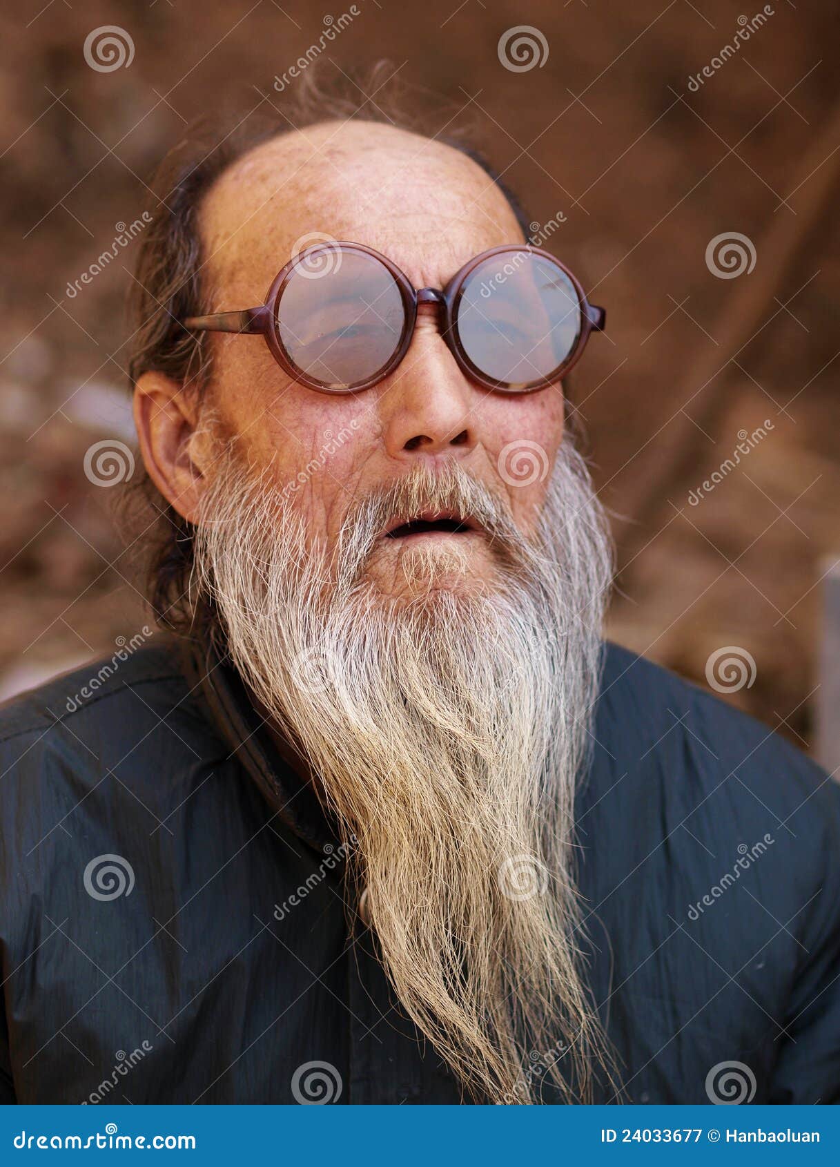 Chinese Male Old Man Stock Image Image Of Portrait China 24033677