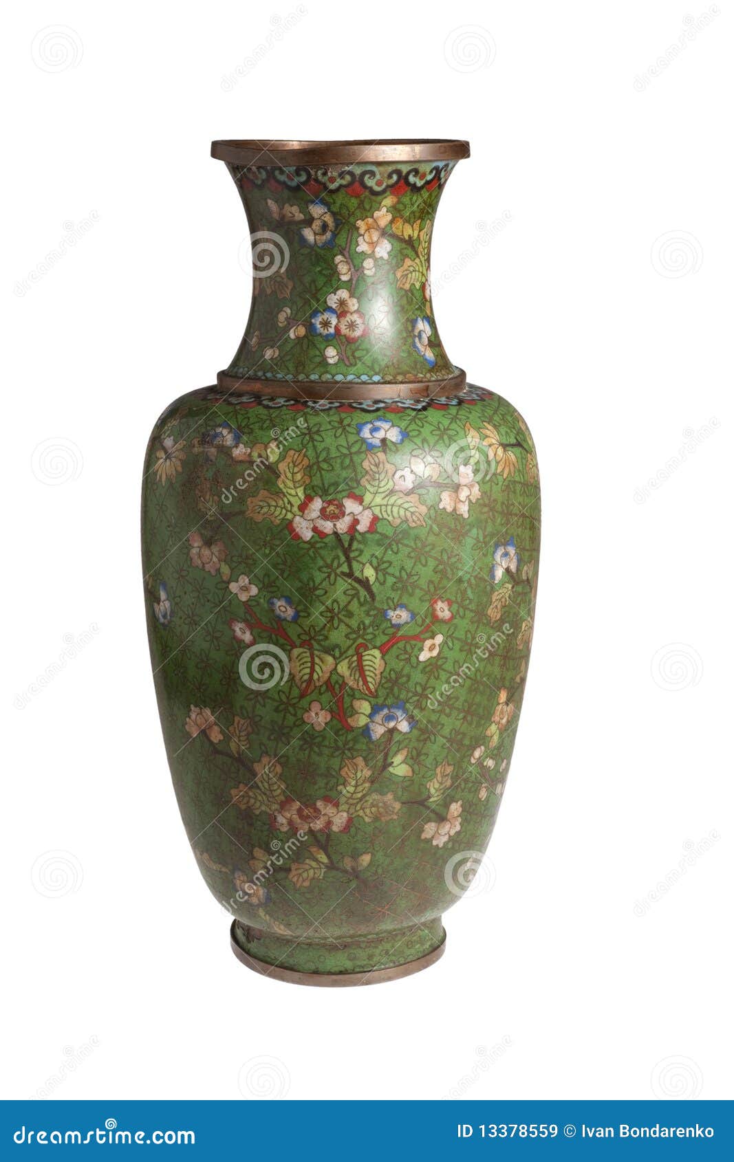 Chinese Metal Vase Royalty Free Stock Images Image 13378559