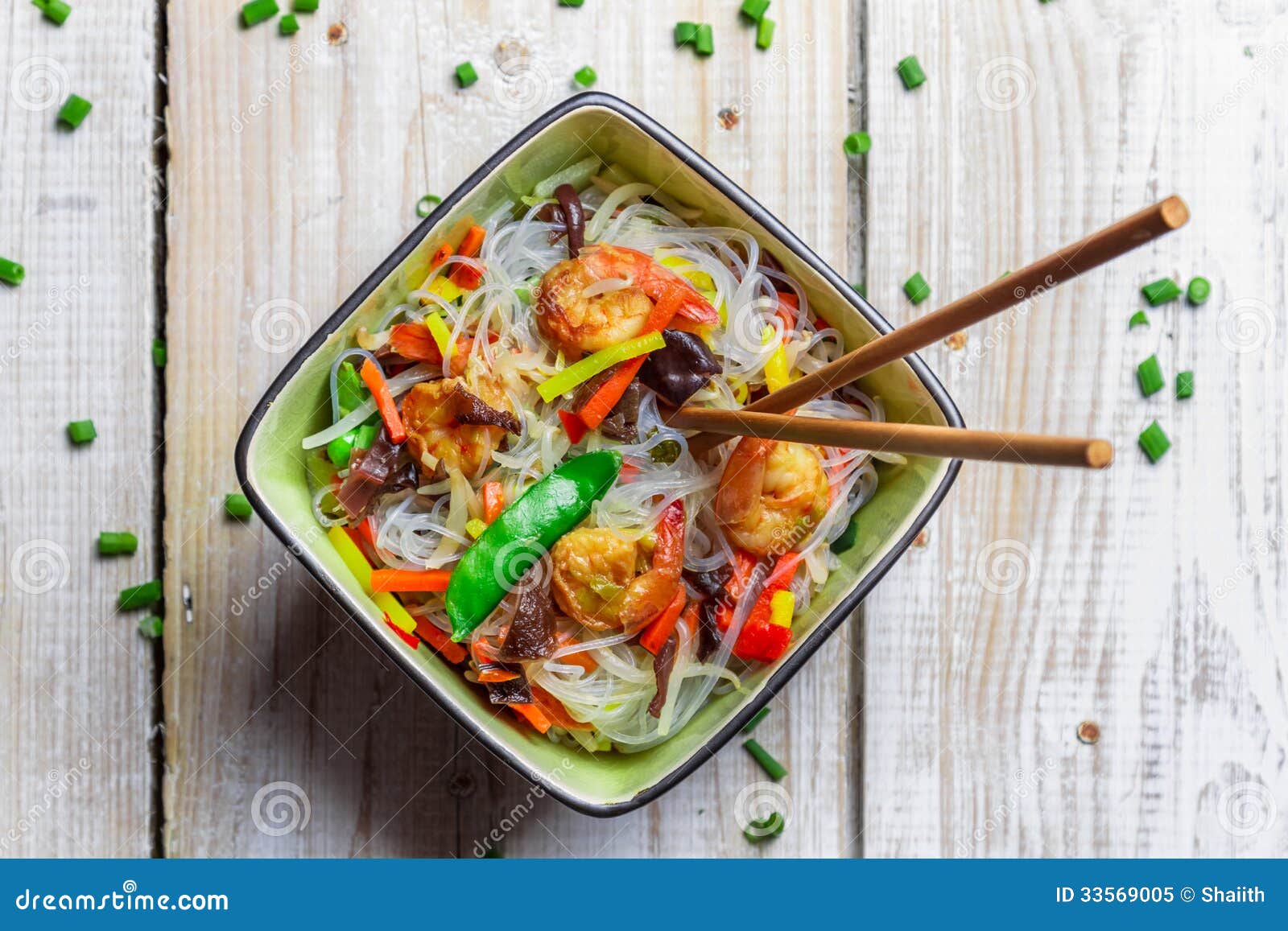 Chinese Mix Vegetables and Rice Noodles Stock Image - Image of cuisine