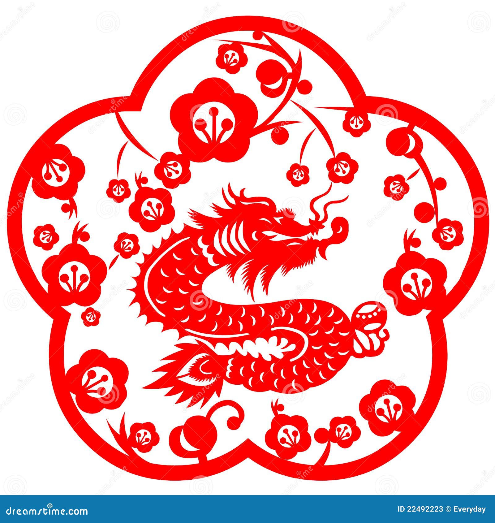 Chinese New Year Dragon stock illustration. Illustration of tattoo