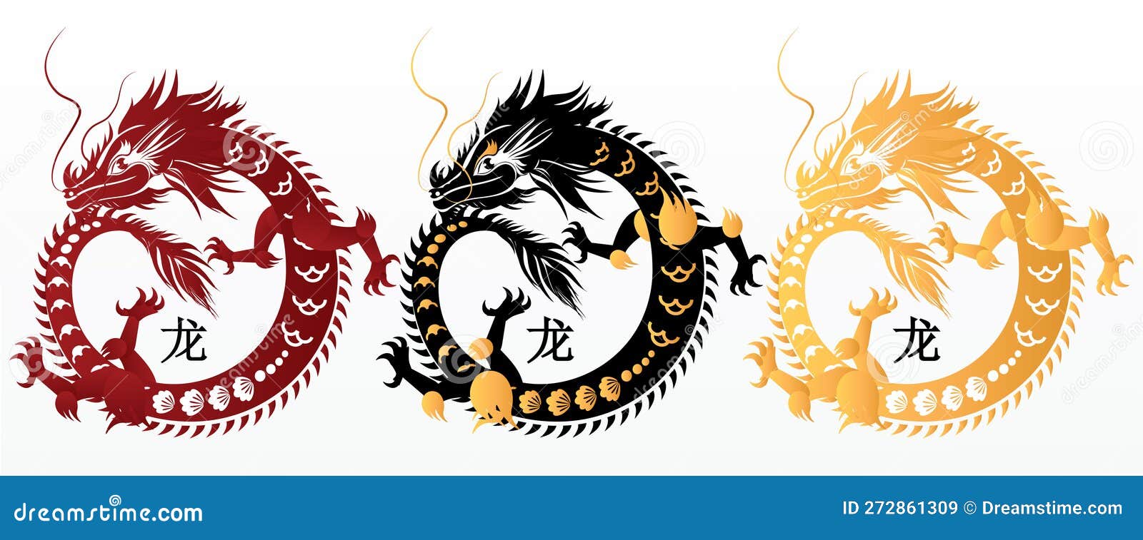 2024 Chinese New Year Dragon Symbol. Year Of The Dragon Character Isolate Vector CartoonDealer