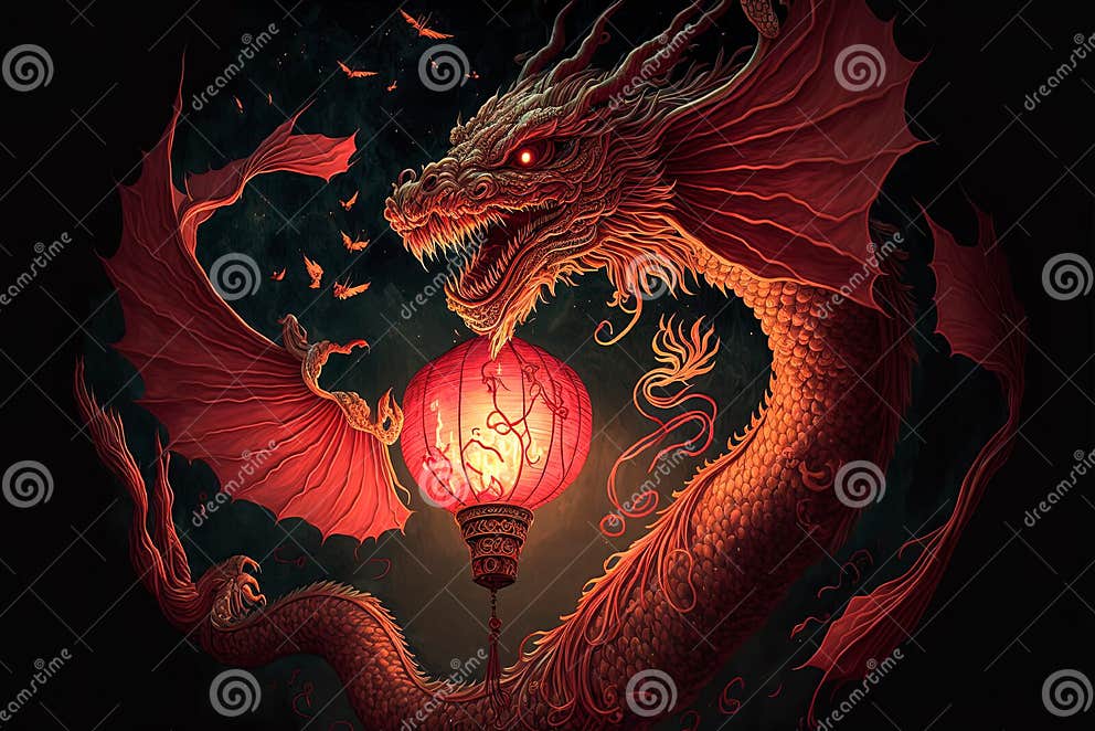 chinese new year dragon art ideas
