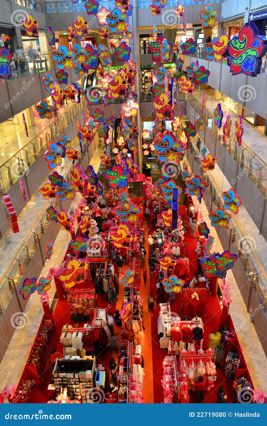 Chinese New Year Mall Decorations Editorial Image Image Chinese New Year Mall Decorations Editorial Image Image