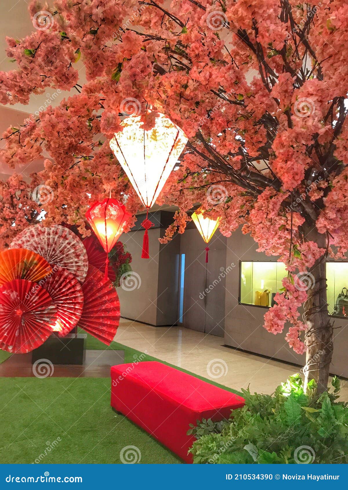 Chinese New Year stock photo. Image of bloom, sakura 210534390