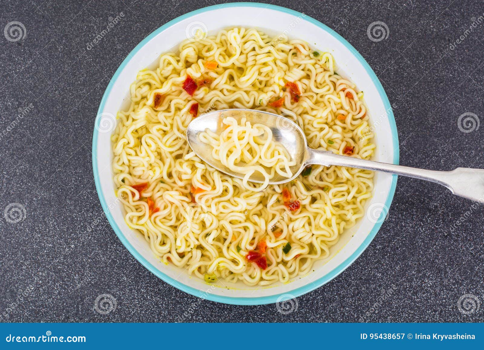 Chinese Noodle Soup with Spices Stock Image Image of diet, leek 95438657