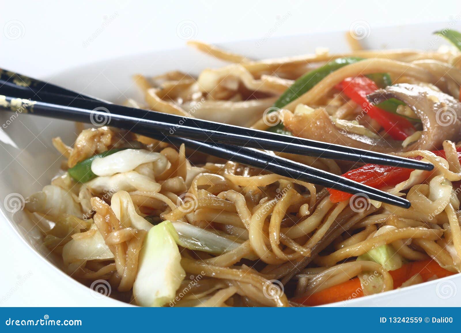 Chinese noodles stock image. Image of food, bamboo, black - 13242559