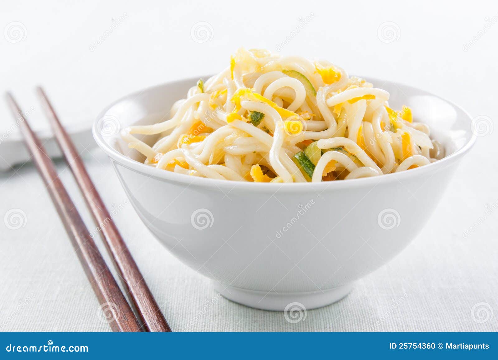 Chinese Noodles Sauteed with Vegetables Stock Photo Image of