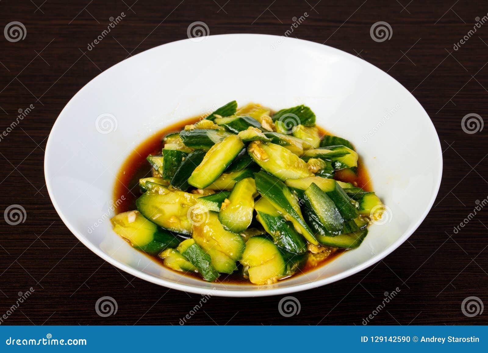 Chinese pickled cucumbers stock photo. Image of homemade 129142590