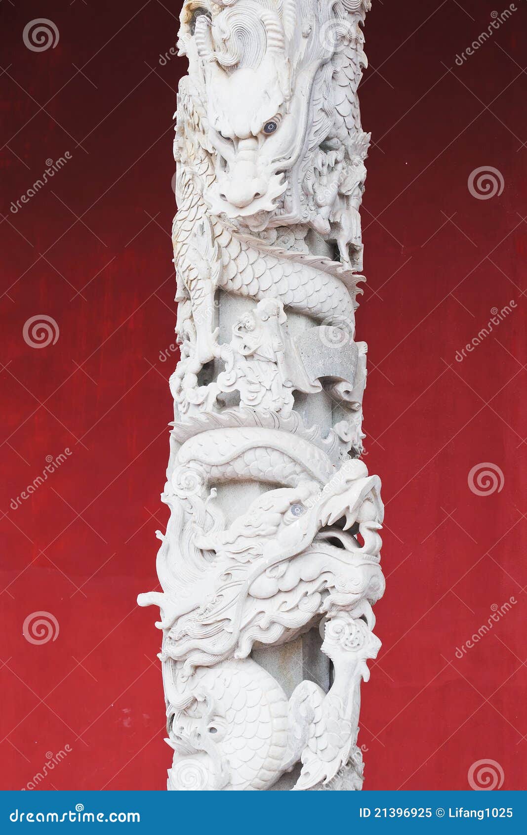 Chinese pillars stock image. Image of traditional, blackground 21396925