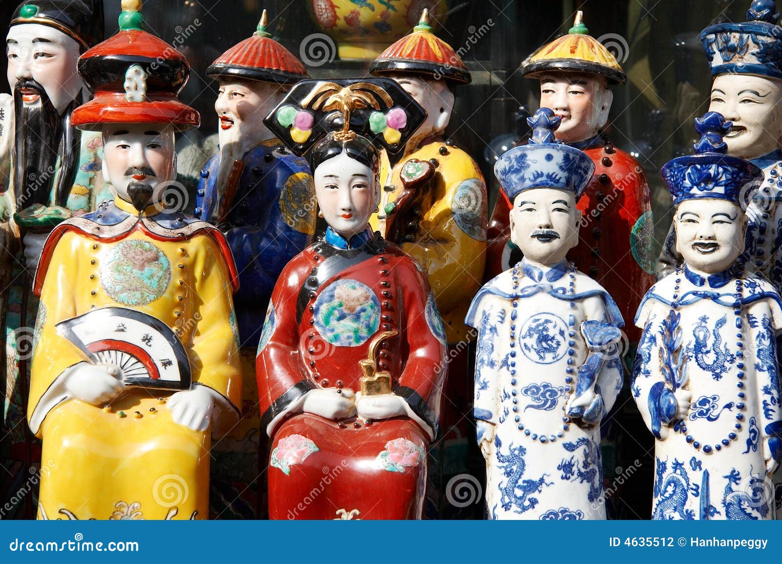 Chinese porcelain figurine stock photo. Image of clay 4635512