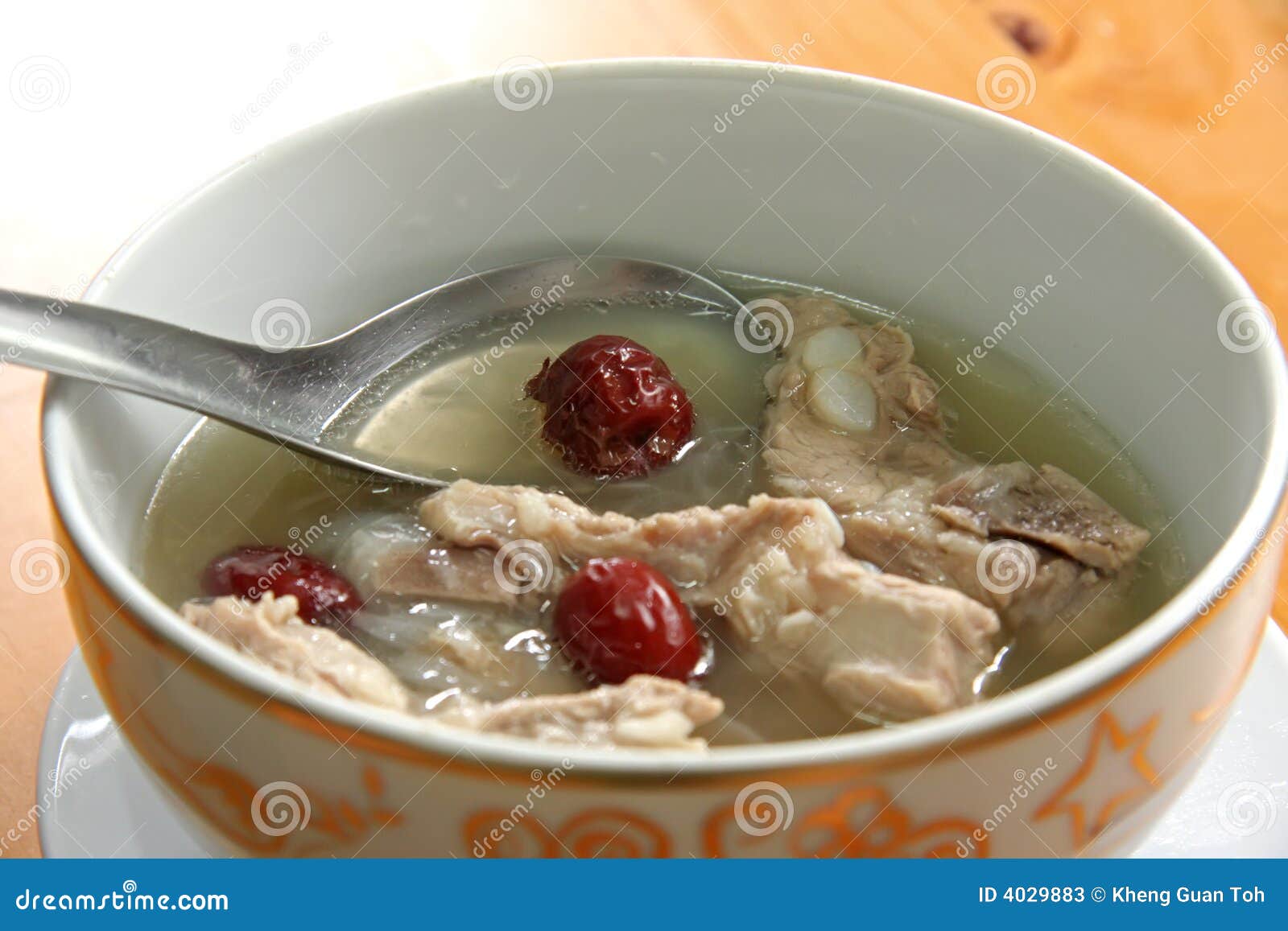 Chinese pork soup stock image. Image of pork, stew, herbal - 4029883