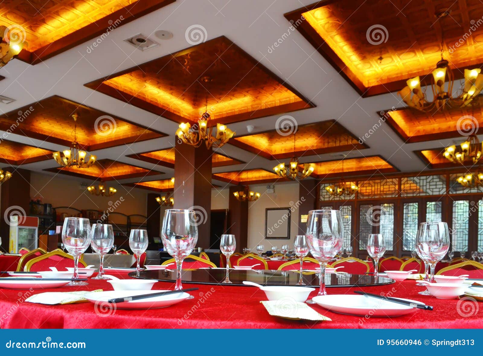 Chinese restaurant stock photo. Image of hotel, close - 95660946