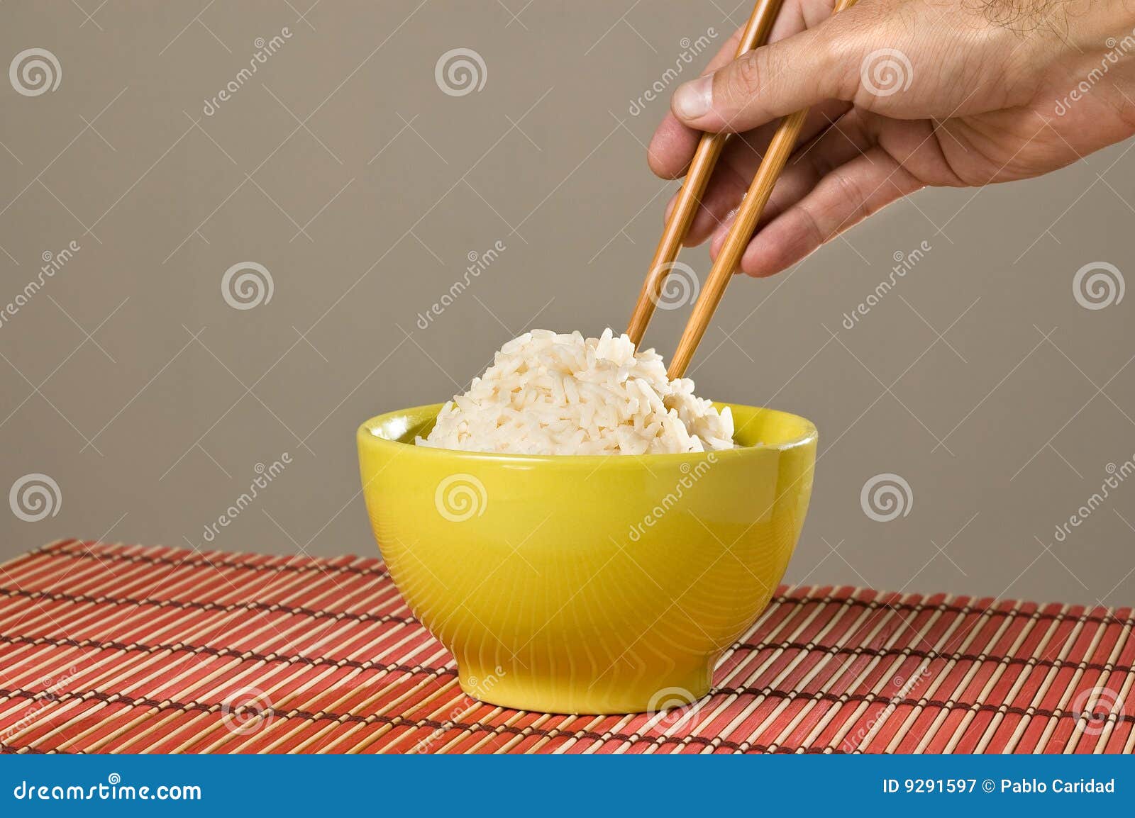 Chinese Rice and Chopsticks. Stock Image Image of fiber, japan 9291597