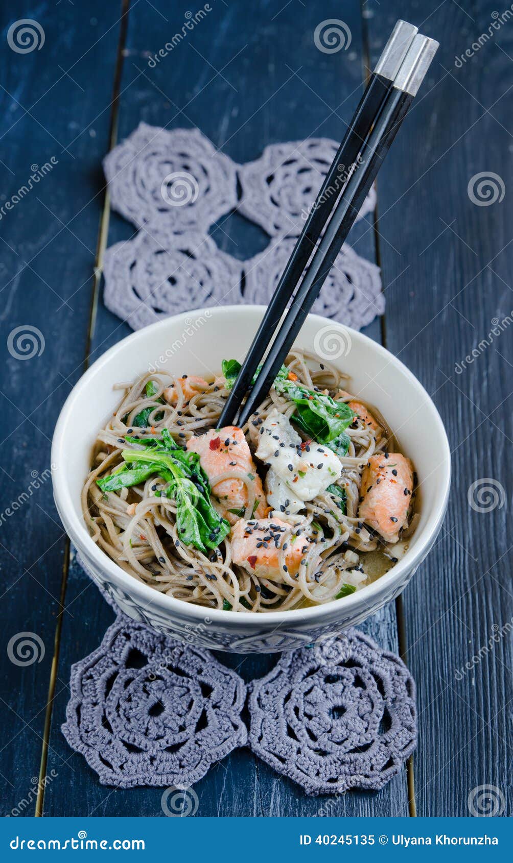 Chinese soba noodles stock image. Image of culture, restaurant 40245135