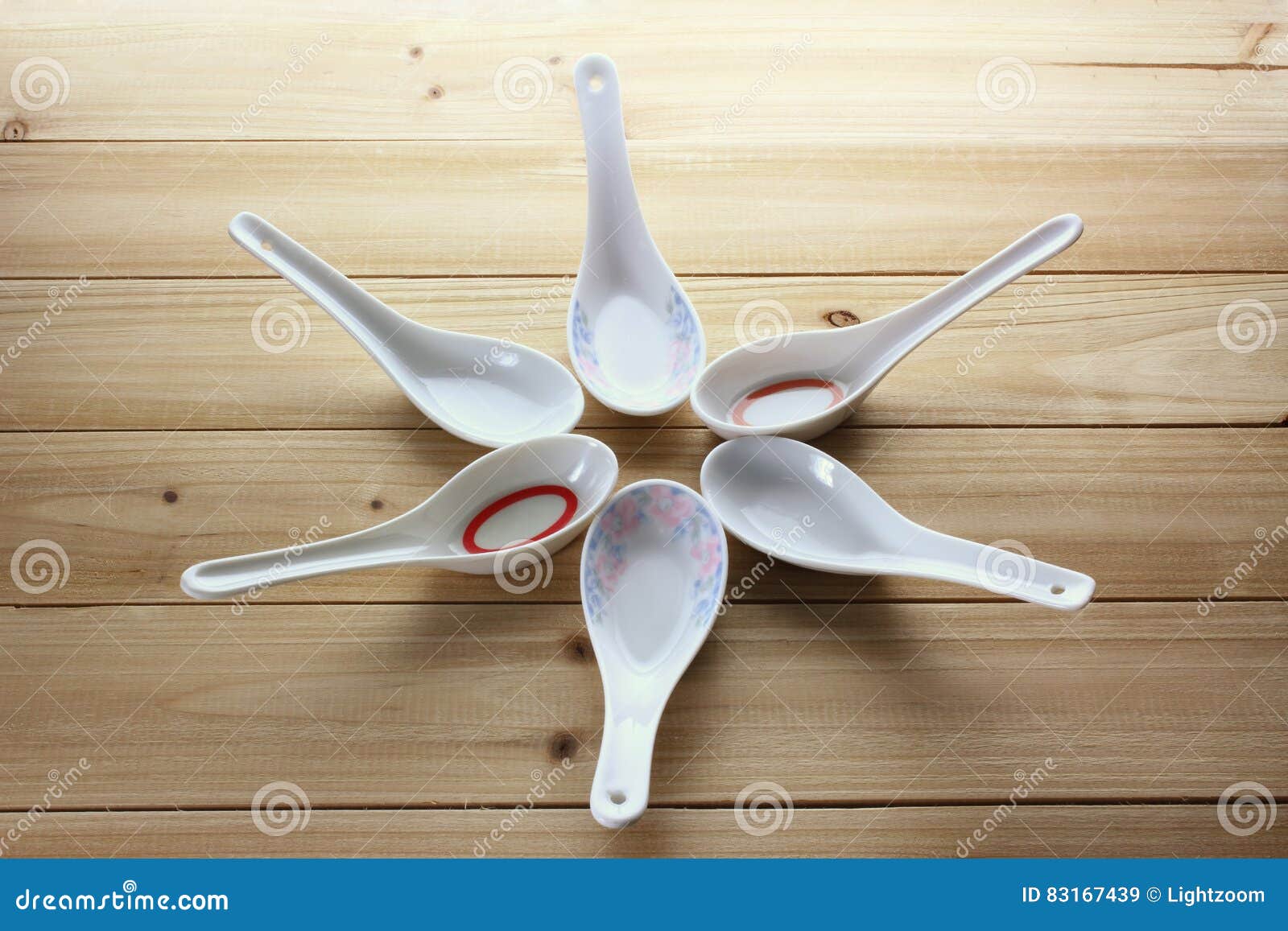 Chinese Soup Spoons stock image. Image of studio, background 83167439
