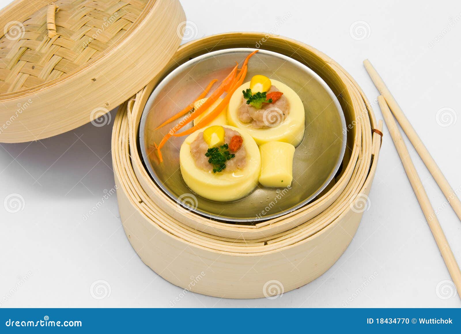 Chinese Steamed Dimsum Tofu Stock Photo Image of china, asia 18434770