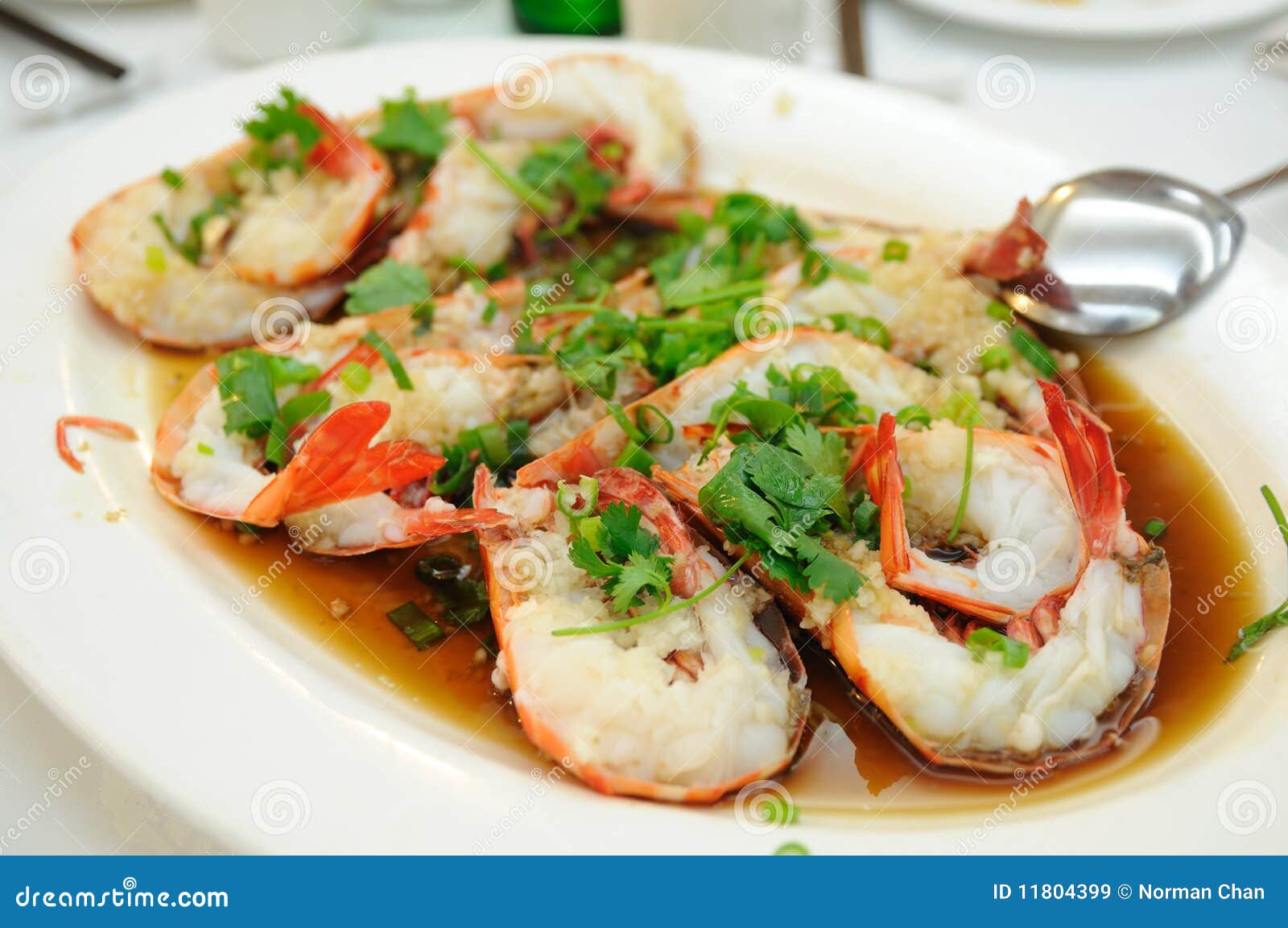 Chinese steamed shrimp stock image. Image of dish, tasty 11804399