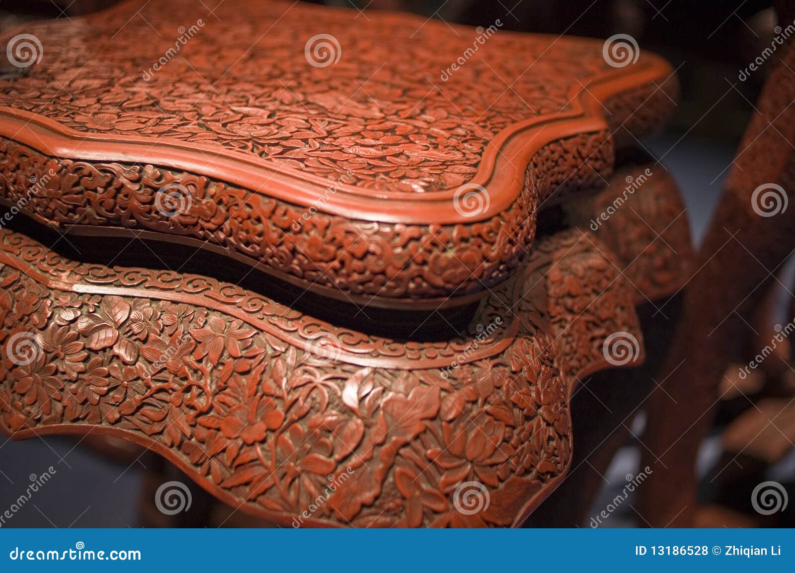Chinese stools stock photo. Image of chinese, lacquerware 13186528