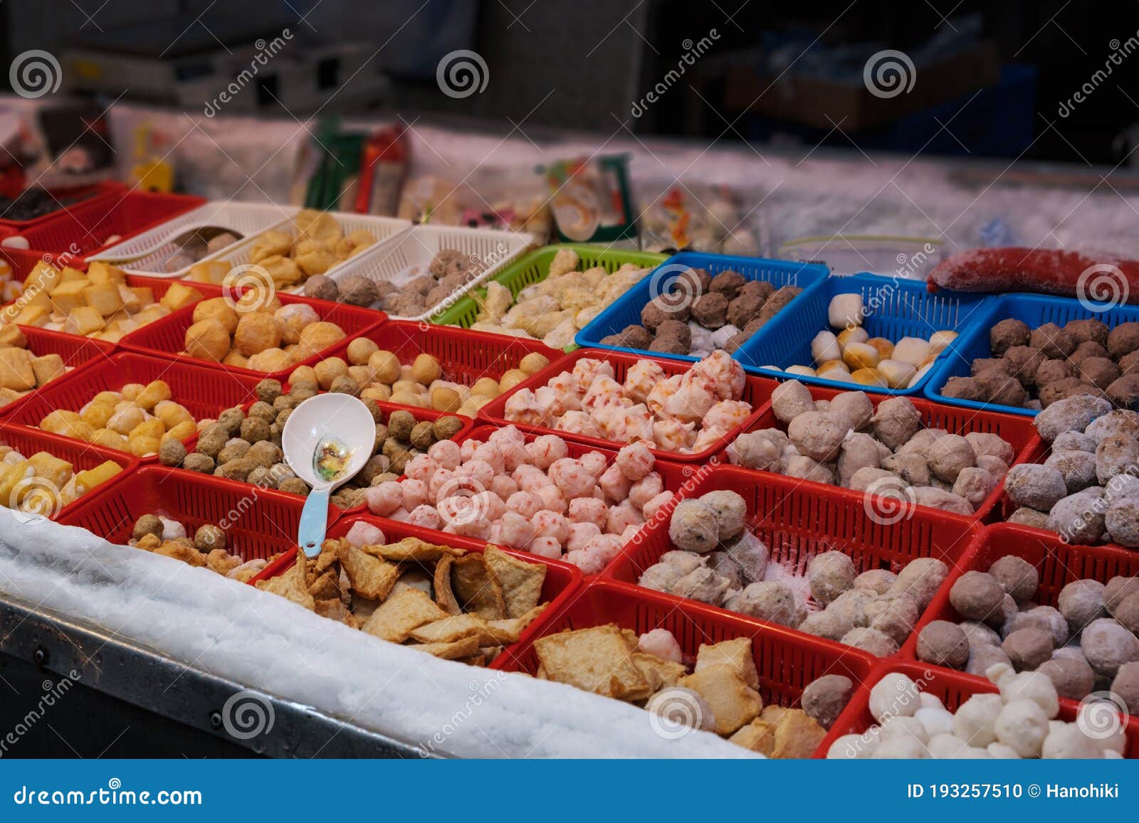 Chinese Street Food on Asian Food Market Editorial Image Image of