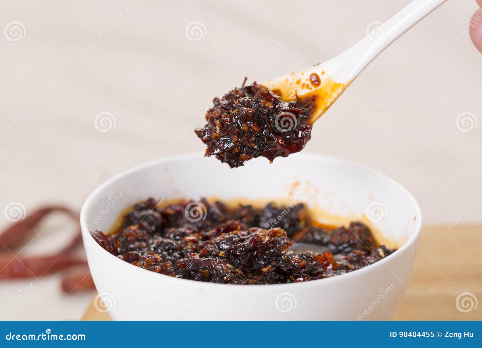 Chinese style chili sauce stock image. Image of spicy 90404455