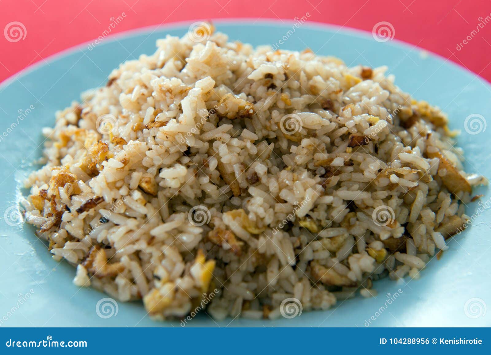 Chinese Style Stir Fried Rice Stock Photo - Image of rice, plate: 104288956
