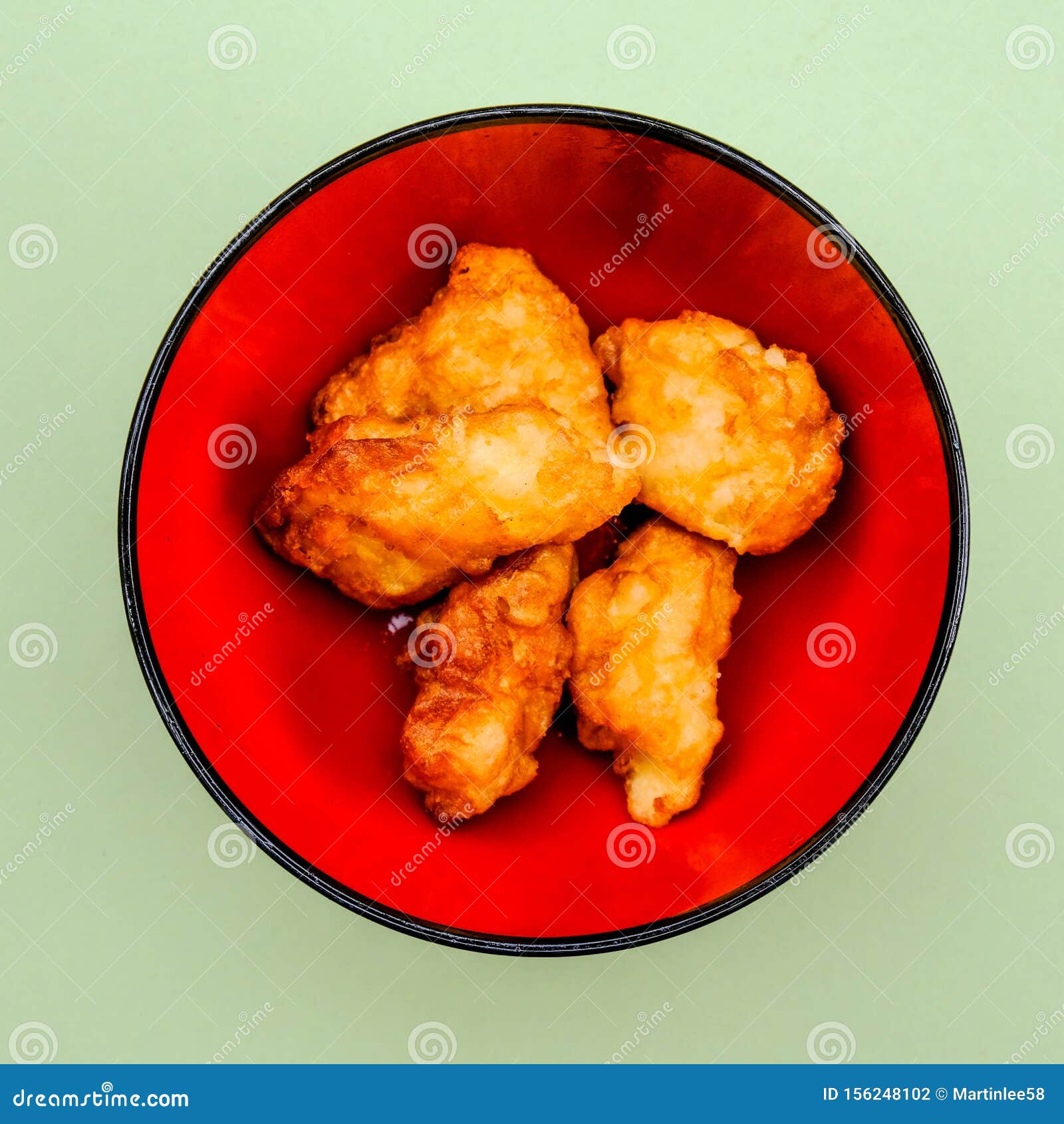 Chinese Style Sweet and Sour Fried Chicken Stock Photo Image of